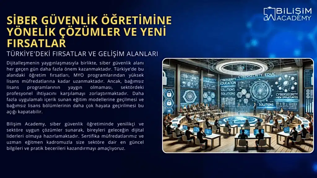 Siber Güvenlik Uzmanlığı Eğitimi